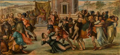 Únos Sabinek od Girolamo del Pacchia