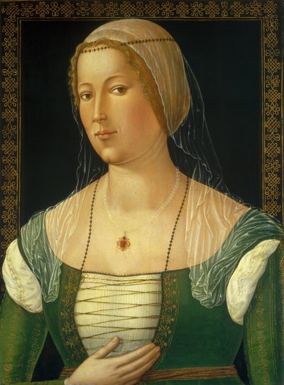 Portrét mladé ženy, c. 1508. od Girolamo di Benvenuto