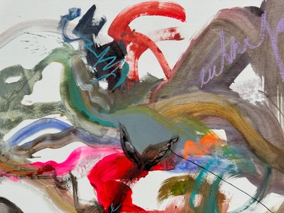 Milující příroda (akryl na plátně) od Gisela Gaffoglio