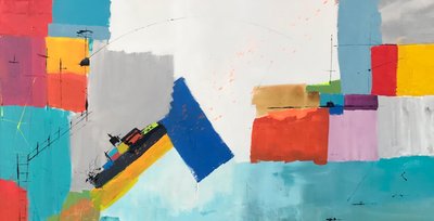 Proč ne (akryl na plátně) od Gisela Gaffoglio