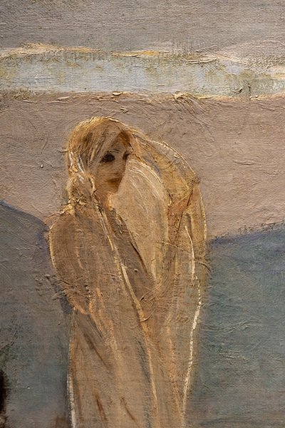 Dante a Beatrice od Giulio Aristide Sartorio