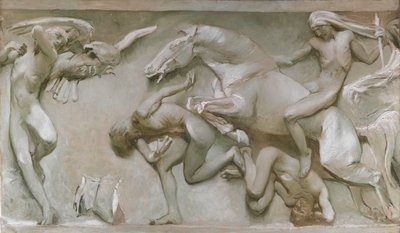 Od velkých objevů, přes ponuré věky..., 1906. od Giulio Aristide Sartorio