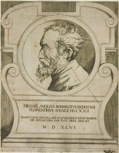 Michelangelo od Giulio Bonasone