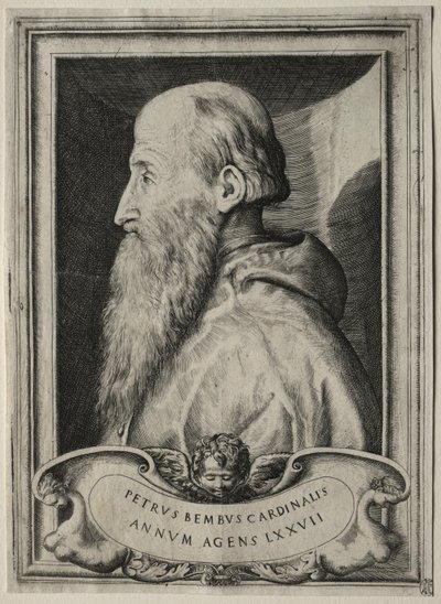 Portrét kardinála Pietra Bemba, 1547. od Giulio Bonasone