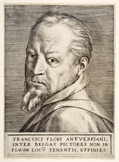 Portrét Franse Florise od Giulio Bonasone