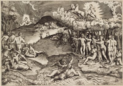 Triumf lásky, 1545 od Giulio Bonasone