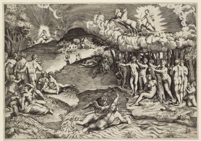 Triumf lásky, 1545 od Giulio Bonasone