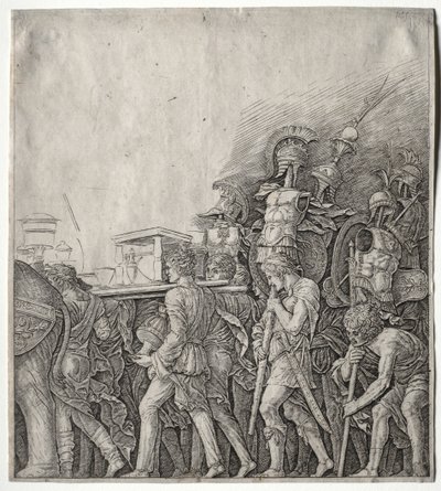 The Triumphs of Caesar: The Corselet Bearers od Giulio Campagnola
