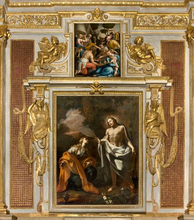 Giovanni Angelo Borroni, Zjevení Krista Magdaleně 1750, Giulio Campi, Sbírka manny od Giulio Campi