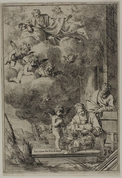 Svatá rodina od Giulio Carpioni