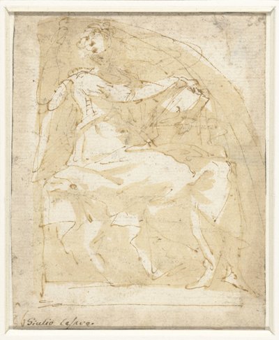 Anděl s knihou od Giulio Cesare Procaccini