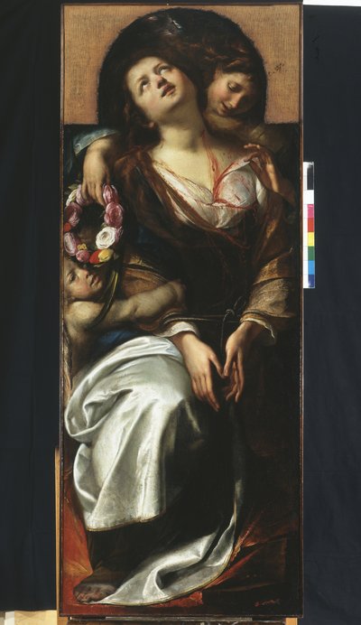 Svatá Cecílie se dvěma anděly od Giulio Cesare Procaccini