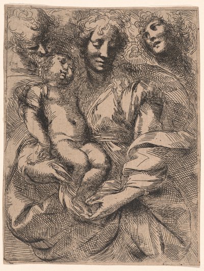 Svatá rodina od Giulio Cesare Procaccini