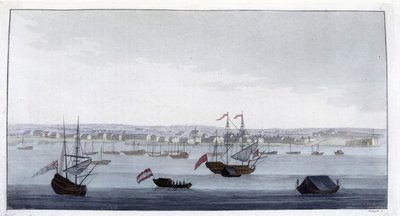 Pohled na město Paramaribo (Guyana) – v „“Starém a moderním kostýmu”” od Dr. Julese Ferraria, ed. Milán od Giulio Ferrario