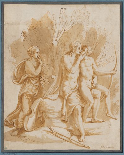 Apollón s milencem od Giulio Romano