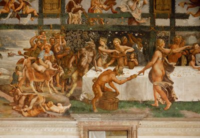 Bacchanalia (čerstvé) od Giulio Romano