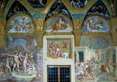 Zobrazení božských lásek, Sala di Psiche od Giulio Romano