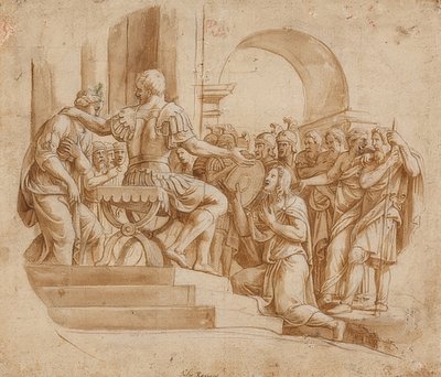 Abstinence Scipia. Kolem roku 1530/32 od Giulio Romano