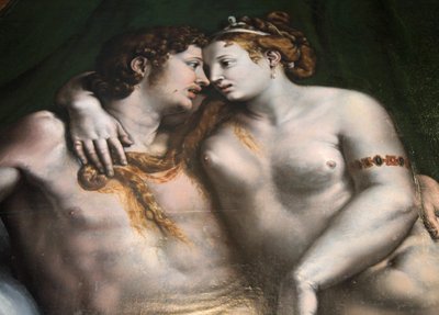 "Milostná scéna", 16. století od Giulio Romano