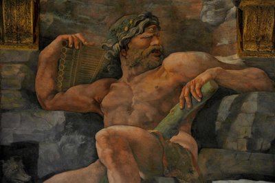 Pád obrů Síň obrů, 1536 od Giulio Romano