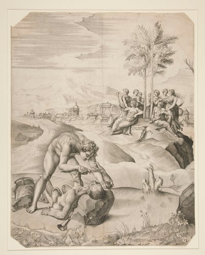Stahování Marsyas od Giulio Sanuto