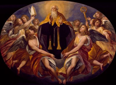 Svatý Benedikt ve slávě od Giuseppe Cesariho (1568-1640) od Giuseppe Cesari