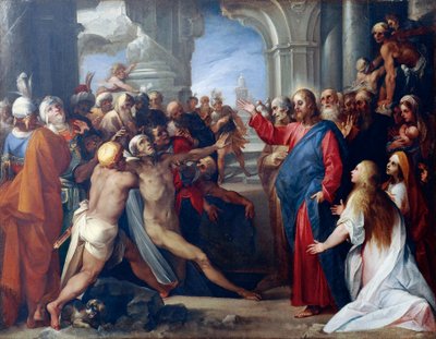 Vzkříšení Lazara od Giuseppe Cesariho od Giuseppe Cesari