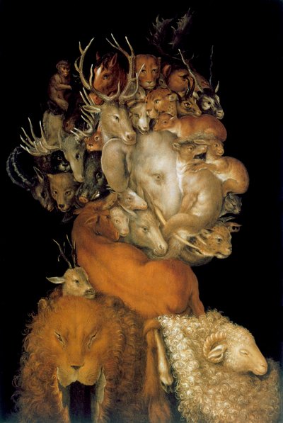 Země, 1570 od Giuseppe Arcimboldi