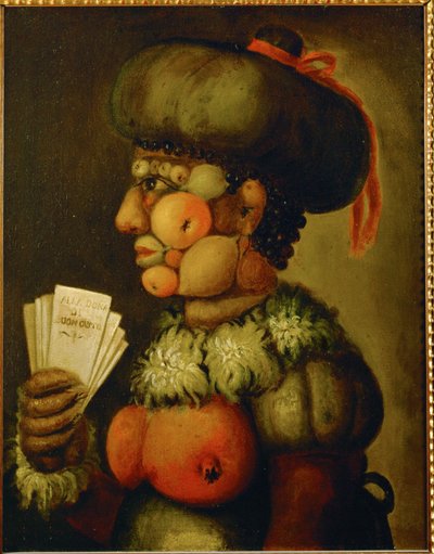 Na ženu s dobrým vkusem. Olejomalba od Giuseppe Arcimboldo