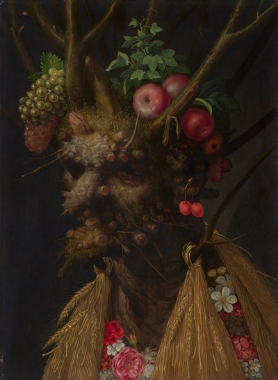 Čtyři roční období v jedné hlavě od Giuseppe Arcimboldo