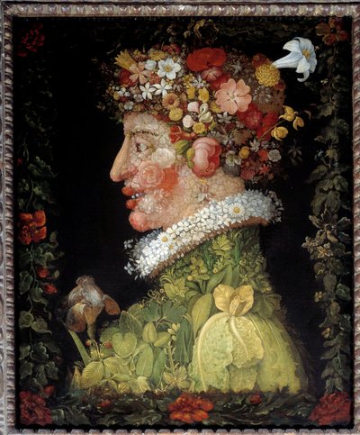 Kevät (sarjasta, joka kuvaa neljä vuodenaikaa) od Giuseppe Arcimboldo