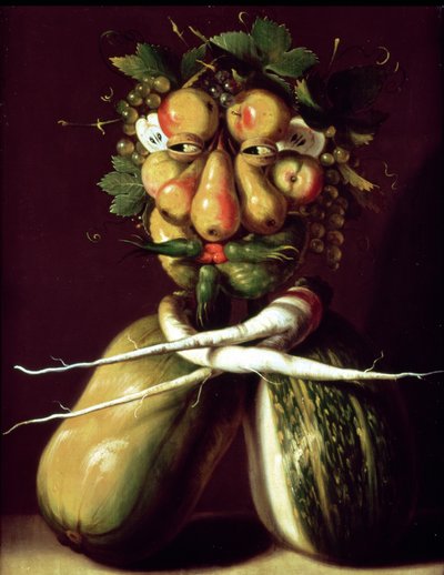 Rozmarný portrét od Giuseppe Arcimboldo