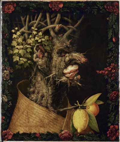Zima, alegorie ... od Giuseppe Arcimboldo