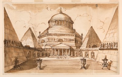 Atrium kostela zasvěceného sv. Jiří od Giuseppe Barberi