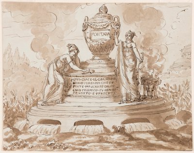 Náhrobní památník Felice Fontana, profesora filozofie, Padova od Giuseppe Barberi