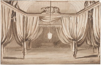 Scénický design: Interiér stanu od Giuseppe Barberi