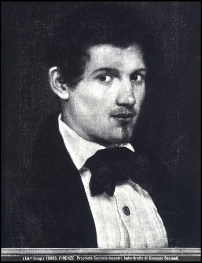 Autoportrét, kolem 1795-1830 od Giuseppe Bezzuoli