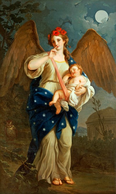 Alegorie noci, cca 1768, Giuseppe Bonito (1707-1789), olej na plátně. od Giuseppe Bonito