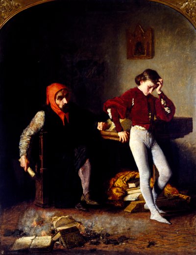 Kreivi Lara, Giuseppe Boschetto (1841-1918), öljy kankaalle, 99x77 cm. od Giuseppe Boschetto