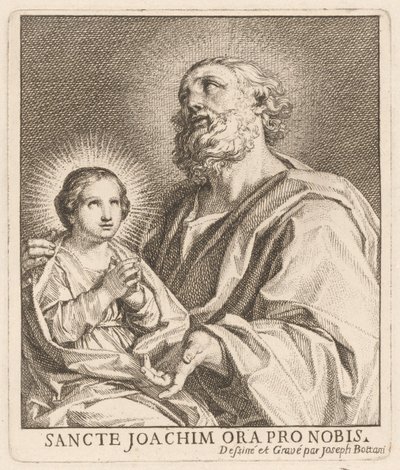 Svatý Joachim a Panna Maria od Giuseppe Bottani