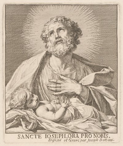 Svatý Josef a Jezulátko od Giuseppe Bottani