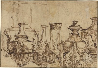 Designy váz [verso] od Giuseppe Cades