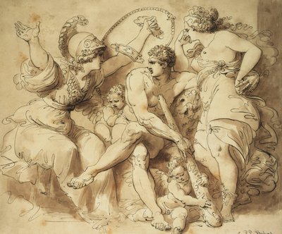 Herkules na křižovatce, od Giuseppe Cades