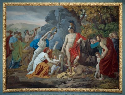 Theseus a Minotaurus od Giuseppe Cammarana od Giuseppe Cammarano