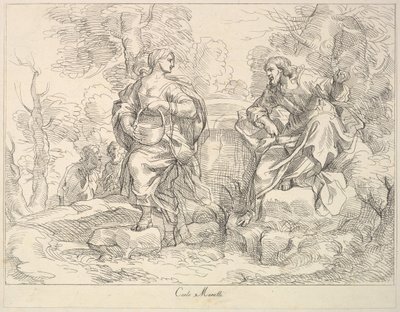 Kristus se zjevuje Marii Magdaleně, 1740-1802. od Giuseppe Canale