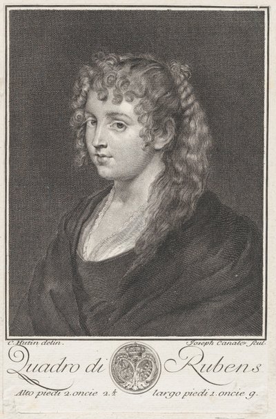 Portrét mladé ženy, ca. 1745-76. od Giuseppe Canale