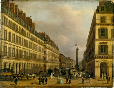 Francouzsky: La rue de Castiglione od Giuseppe Canella