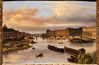 Pohled na Seinu z Pont Neuf od Giuseppe Canella