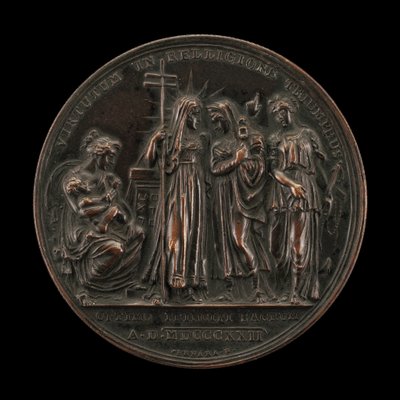 Alegorie triumfu náboženství [reverse], 18221823. od Giuseppe Cerbara