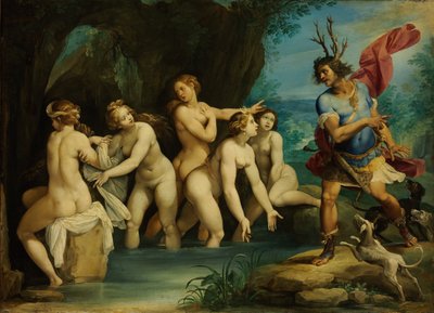 Diana a Actaeon od Giuseppe Cesari